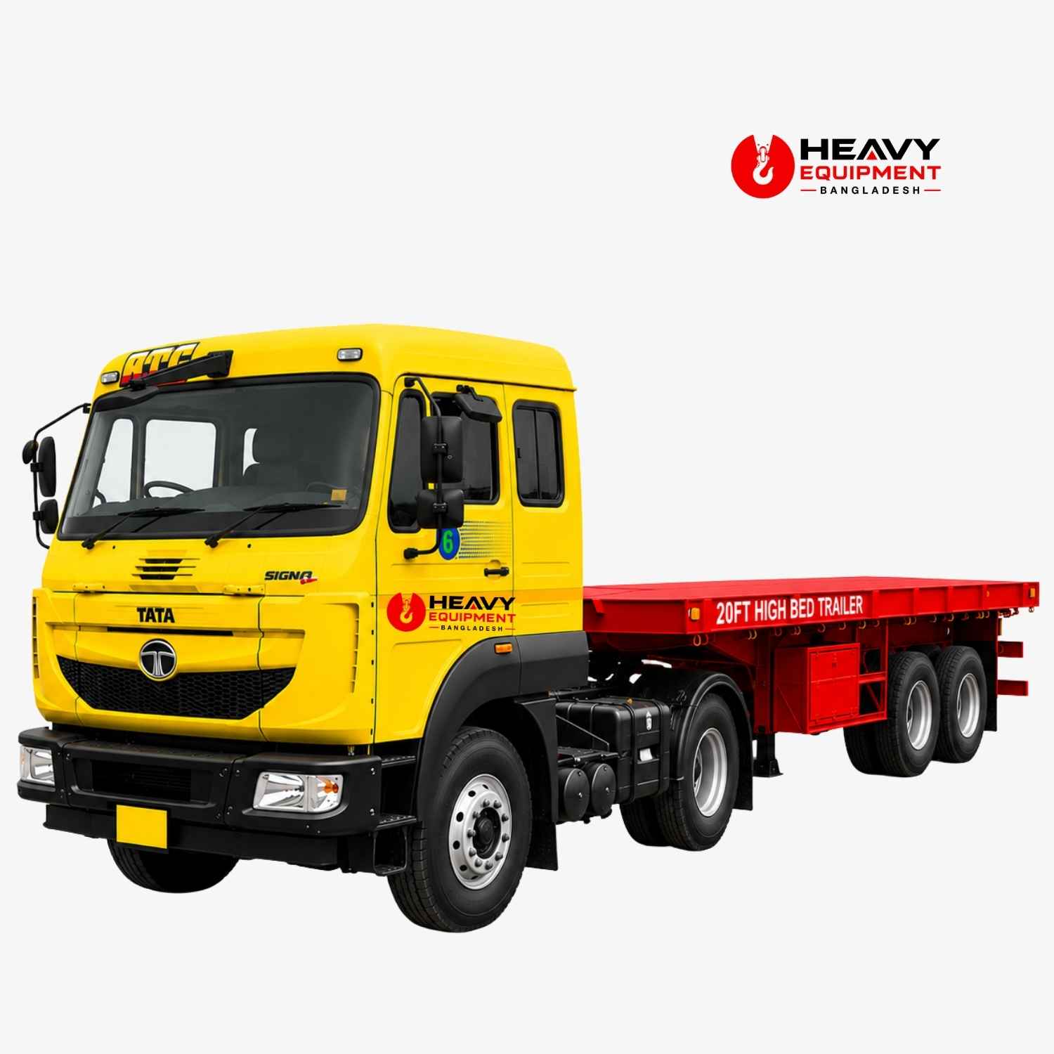 20ft High bed trailer Truck